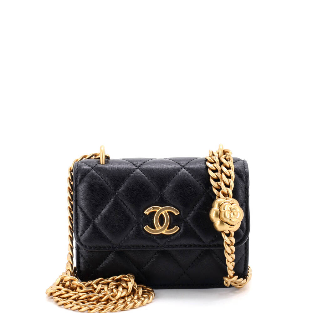 Chanel Sweet Camellia Flap Clutch With #269230C34B